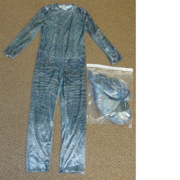 Toddler Blue Dinosaur Halloween Costume 3T/4T Jurassic Park Velociraptor Boys - Picture 4 of 9